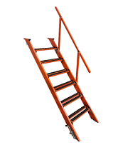 Сходни диэлектрические ТД-1,2 оп, стеклопластиковые с одним поручнем