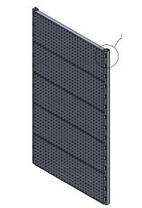 Перфорированный стенд панель для хранения СИЗ