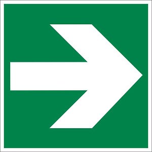 Знак фотолюминесцентный Направляющая стрелка