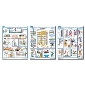 Информационный плакат Безопасность работ на высоте