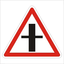 Пересечение с второстепенной дорогой